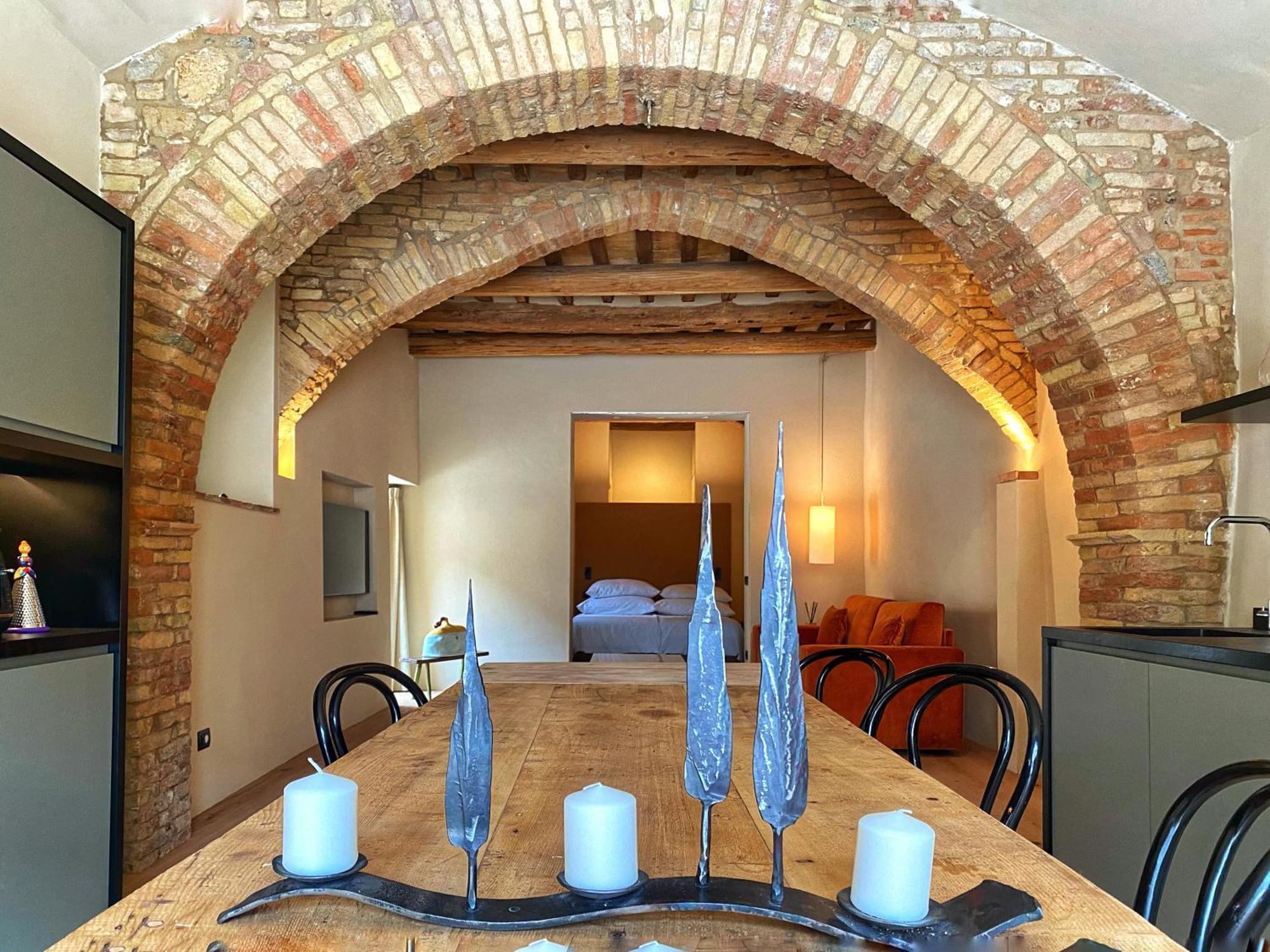 Locanda Della Scala San Quirico dʼOrcia Dış mekan fotoğraf